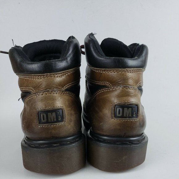 Dr Martens 8697 Brown Leather Boots Mens Size 7 (Womens 8.5) Made in England - Picture 7 of 12